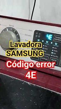 Samsung Washing Machine Won't Fill Water Doesn't Load #repair #washingmachine #samsung #code 4e