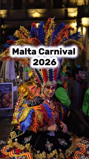 Malta Carnival 2026 🇲🇹 | Colors, Costumes & Crazy Street Vibes 🎭