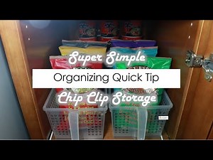 Organizing Tip Tuesday | Simple Chip Clip Storage (2018)