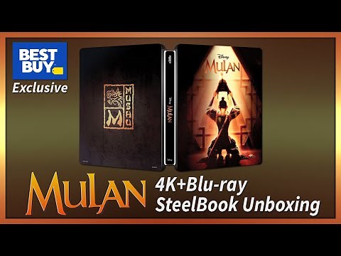 Mulan (1998) Best Buy Exclusive 4K+2D Blu-ray SteelBook Unboxing