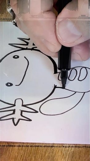 How to draw Pokémon’s Wooper Slimy Film 3 #pokemon #pokemoncards #sketch #drawing #inkart