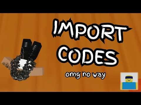 admiration's IMPORT CODES: Goku and Vegeta