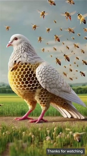 Pigeon And Honey Bee #shorts#shortsfeed #ytshorts #trending