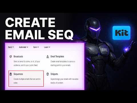 How To Build An Email Sequence With ConvertKit (2026) | Automation Setup