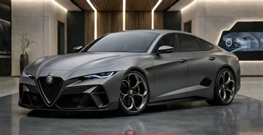 Nuova Alfa Romeo Alfetta Concept: il ritorno virtuale della berlina sportiva in chiave fastback premium