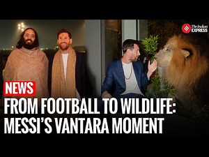 Lionel Messi Vantara Visit: Plays with Rescued Elephants and Witnesses Wildlife Care | Anant Ambani