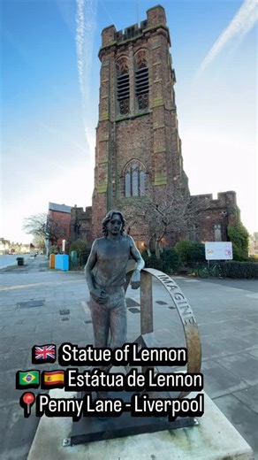John Lennon - Penny Lane - Liverpool ✌🏻🇬🇧 🎥 @hluduvice #johnlennon #pennylane #thebeatles #guiaemliverpool #beatlestour #liverpool #guiabrasileiro #beatleguide #guiaturístico #beatlesstory #guiaemlondres | The Beatles - Fans Across The Universe