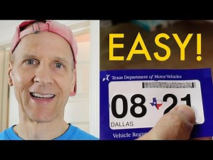 Replace Auto Registration Sticker