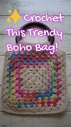 Crochet This Trendy Boho Bag! 🌿