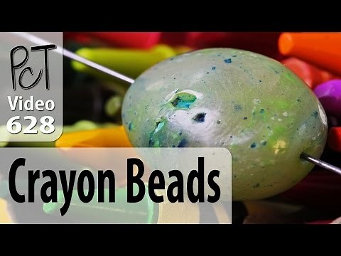 How To Make Polymer Clay Crayon Beads Tutorial