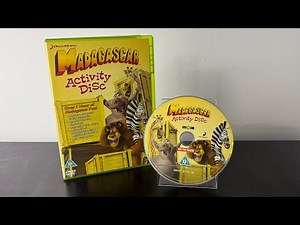 Madagascar Activity Disc DVD Unboxing (UK) DreamWorks Animations