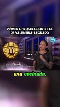 Valentina Taguado enfrenta desafíos en la cocina | masterchef celebrity 2025 colombia