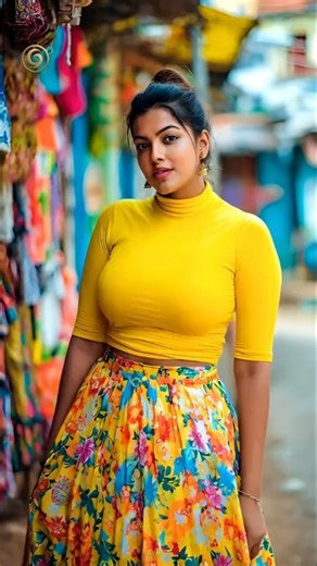 ✨🌸 Bliss Yellow Top & Floral Skirt Fashion Styling Secrets for Classy Women! 👑 | #EthnicDrapes