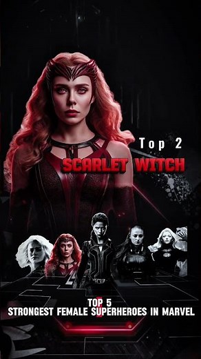 Top 5 Strongest Female Superheroes in Marvel — Power Meets Grace!