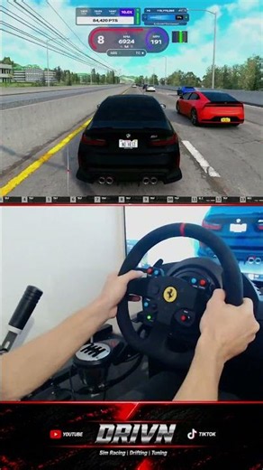 Full Send Through Traffic! 🔥 #assettocorsa #simracing #nohesi