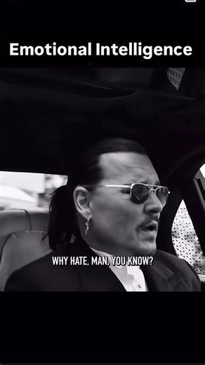 Clocked Money on Instagram: "Hate. Anger. Resentment. Most people let these feelings control them—spending hours, even years, feeding them. But Johnny Depp reminds us of a truth few actually live by: hatred wastes energy you could use to create, to love, to grow. Imagine how much stronger, happier, and freer you’d be if you didn’t let negativity take up space in your mind. Every ounce of emotion spent on hating is energy you can never get back. Johnny’s message isn’t just about kindness—it’s abo