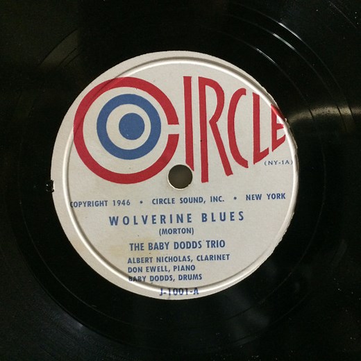 The Baby Dodds Trio / Baby Dodds - Wolverine Blues / Drum Improvisation No. 1