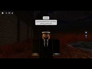 Roblox in game The Presentation Experience Halloween event