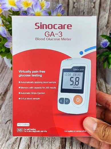 Sino-care Glucometer: Monitor Your Glucose Levels