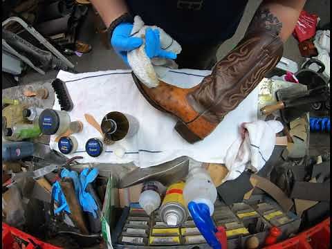 Ostrich Skin Exotic Leather treatment and care Tony Lama and Lucchese Boots