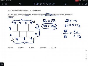 2022 Math Kangaroo Levels 7-8 Problem #23
