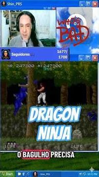 A pancadaria não para em Dragon Ninja! 👊