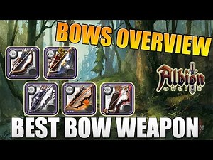 Albion Online - ALL BOWS OVERVIEW - Bow, Longbow, Warbow, Wailing Bow, Whispering Bow, Bow of Badon