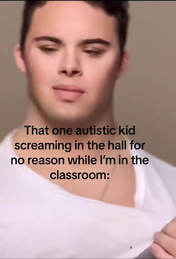 Autistic Kid Screaming in School Hallway