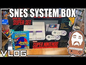 SNES Mario All-Stars Bundle Box, NES Games, & Package Unboxing | SicCooper
