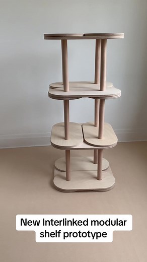 New interlinked modular shelf prototype. #Scandinaviandesign #furniture #interiordesign #homedecor #design #interior #furnituredesign #home #decor #sofa #architecture #interiors #homedesign #decoration #livingroom #art #luxury #interiordesigner #wood #vintage #handmade #woodworking #designer #style #interiordecor #bedroom #inventions #technology