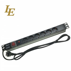 [Hot Item] Le PDU Manufacturers 6 Ways EU Type Sockets PDU