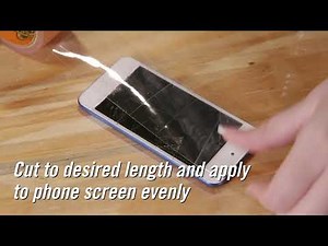 Pro Tips | Fix A Cracked Cellphone Screen With Crystal Clear Gorilla Tape