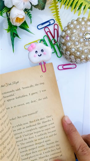 cute cloud ☁️ paper clip idea #youtubeshort #shorts #viral