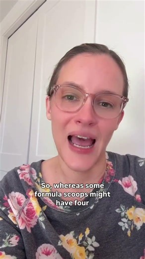 Please only use the scoop that comes with your formula to measure out powder (or a food scale, based