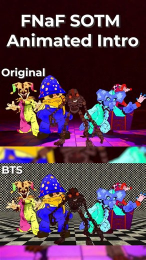 Jump Around FNaF Secret of the Mimic Animated Intro (BTS)