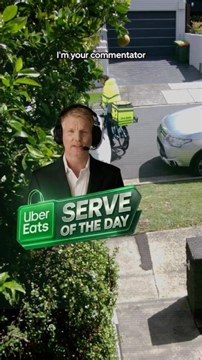 Jim Courier Courier: Becoming the Champion of Delivery. An Uber Eats production. | Uber Eats