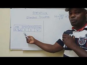 Standard deviation of grouped data (statistics)