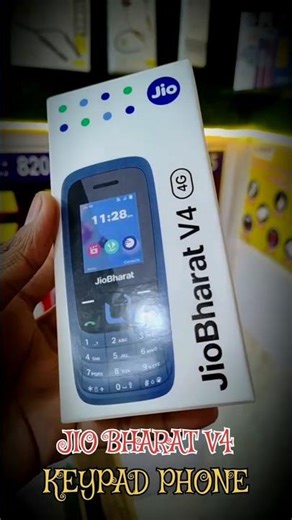 🤯Jio Bharat V4 Keypad😱Phone Unboxing #viral #shorts