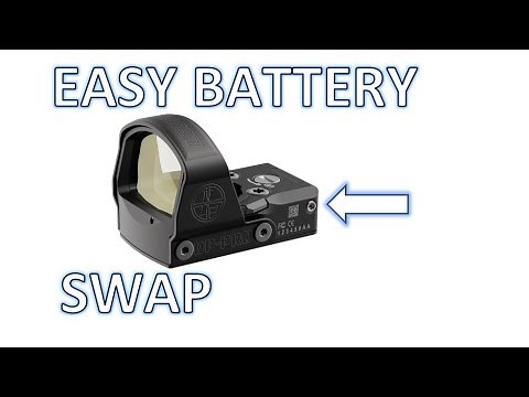 How to Change the Battery on the Leupold Deltapoint Pro