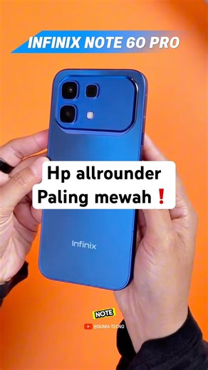 Infinix Note 60 Pro tampil premium dengan spek gokil❗️