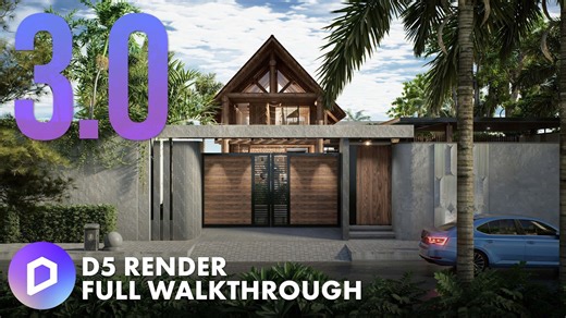 D5 Render 3.0 full workflow & new features – next-level rendering explained
