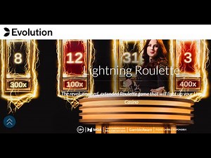 Lightning Roulette ⚡ by Evolution Gaming | Massive Multipliers & Gameplay Tips!