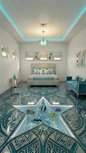 Luxury Galaxy Epoxy Star Aquarium Transformation #interiordesign #aquarium #shorts #viral