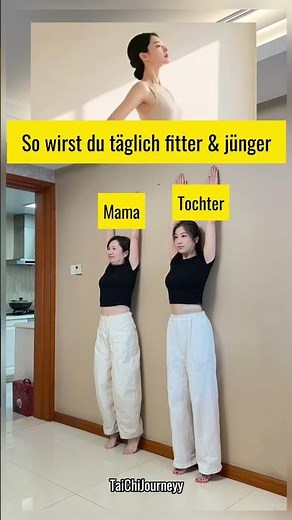 Nur 4 einfache Wand-Übungen täglich