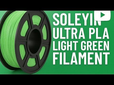Soleyin Ultra PLA light green - Any Good? Bambu P1S Puts It to the Test #review #soleyin #creality