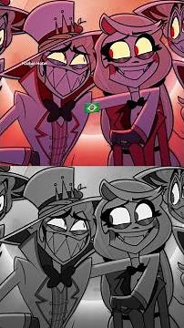 Os melhores pais do inferno cantando juntos #Alastor #Lúcifer