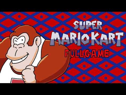 Junior's Off to the Races! | Super Mario Kart Full Game