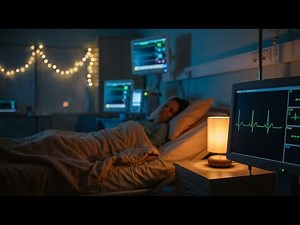 Quiet Hospital Room Ambient Sounds at Night | Sleep & Relaxation Background Noise