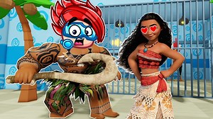 65K views · 1K reactions | Escapamos de la Prisión de MOANA en Roblox! | ME CONVIERTO EN MAUI | Luky | Luky | Facebook