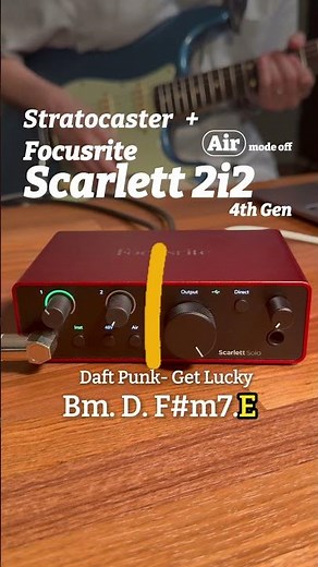 【How Does It Sound? 】 Focusrite Scarlett 2i2 + Fender Stratocaster